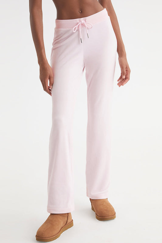 OG Big Bling Velour Track Pants - Soft Glow - Juicy Couture
