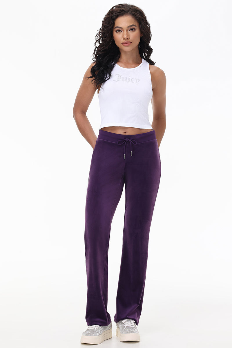 Small Bling High Neck Seamless Crop Tank - White - Juicy Couture