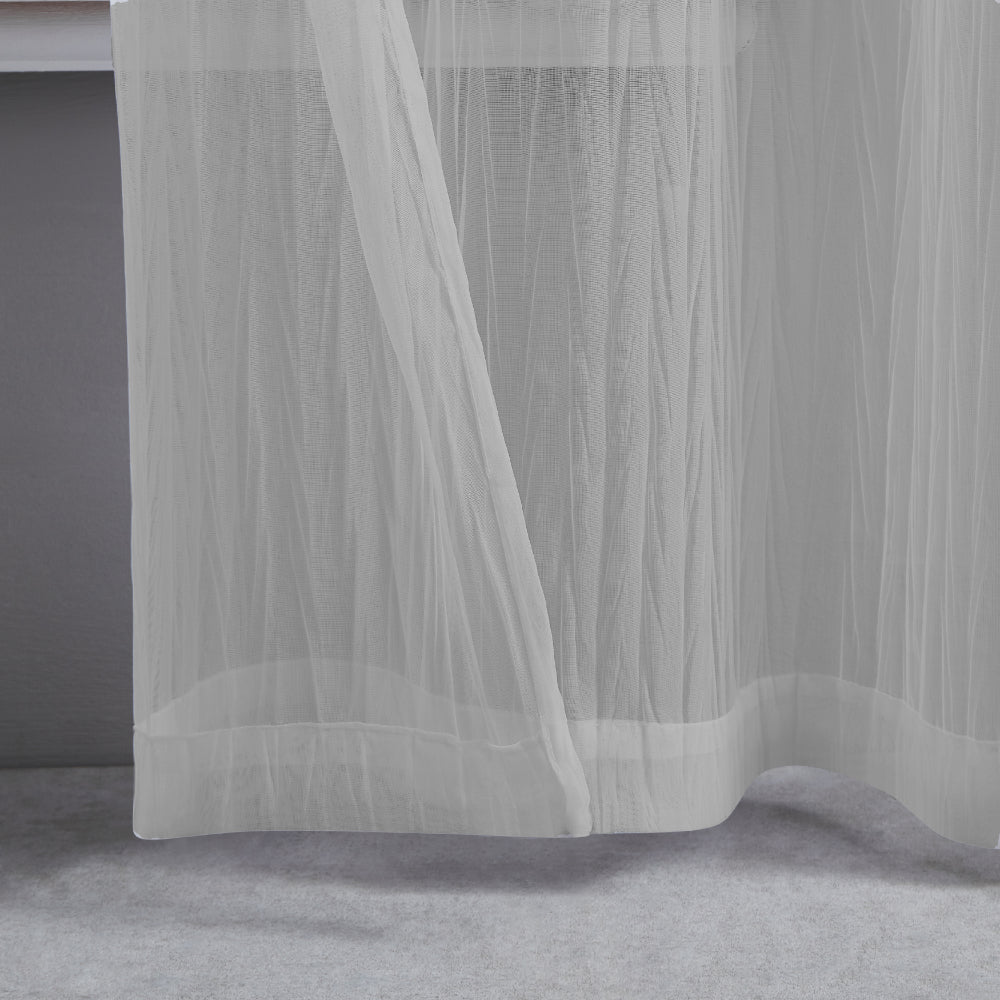 Marnie Sheer Voile Curtains - Smoke - Juicy Couture