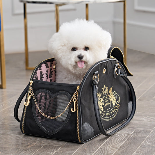 Pet Carrier - Black - Juicy Couture