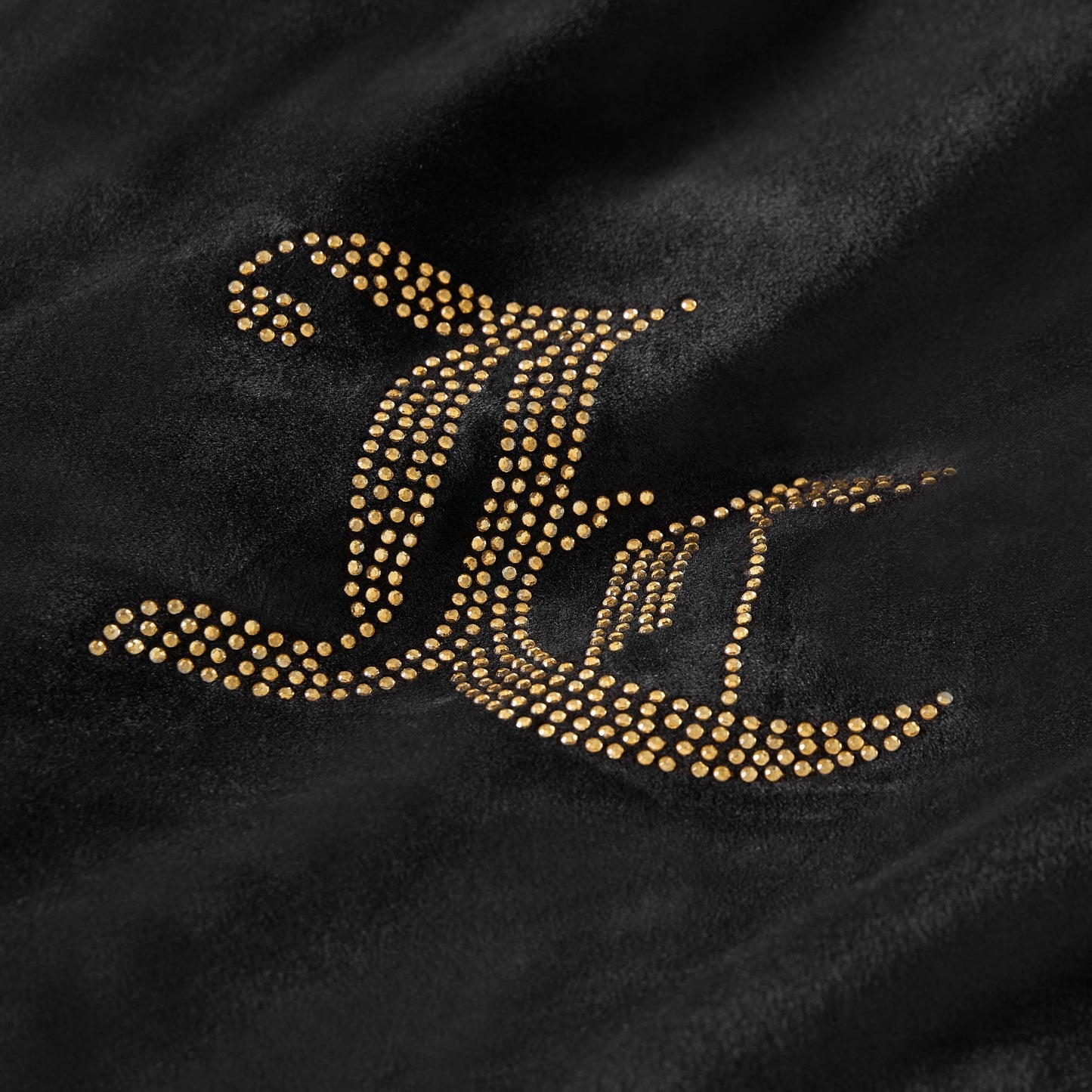 Solid Velour Comforter Set - Black - Juicy Couture