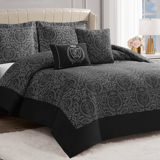 Dovona Comforter Set - Black - Juicy Couture