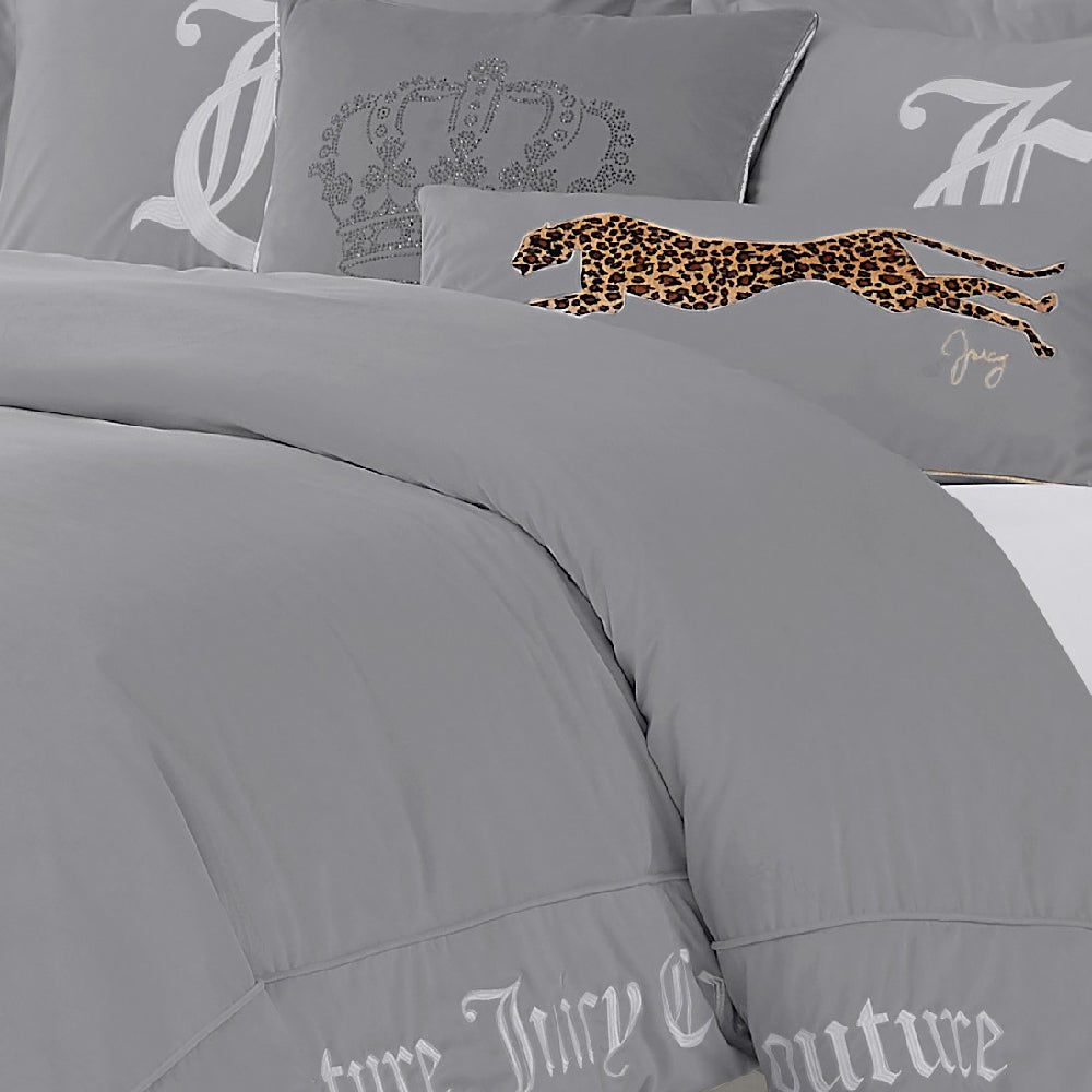 Gothic Velvet Comforter Set - Grey - Juicy Couture