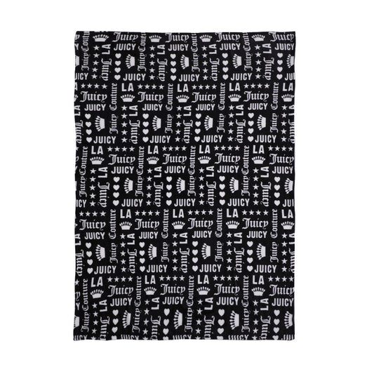 Plush Throw Blanket - Juicy LA Print - Juicy Couture