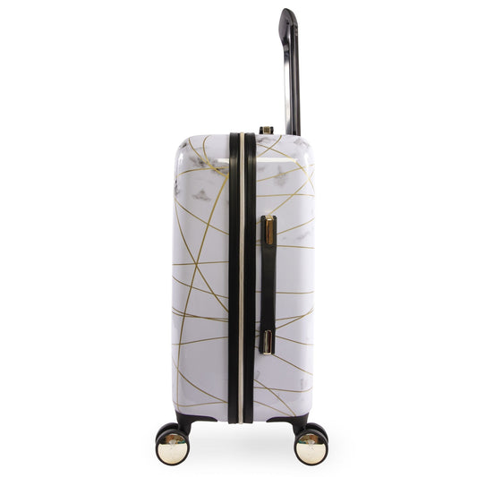 Carry-On Hardside Spinner Luggage - Marble Web - Juicy Couture