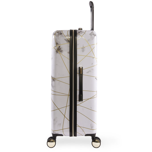 Large Hardside Spinner Luggage - Marble Web - Juicy Couture