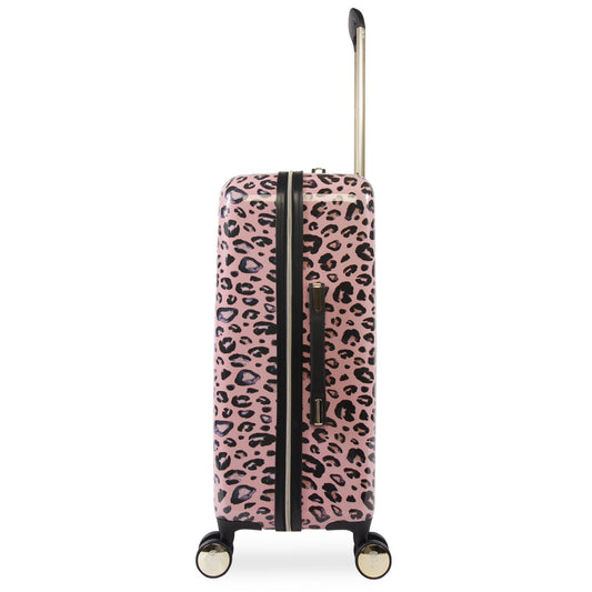3-Piece Hardside Spinner Luggage Set - Pink Leopard - Juicy Couture