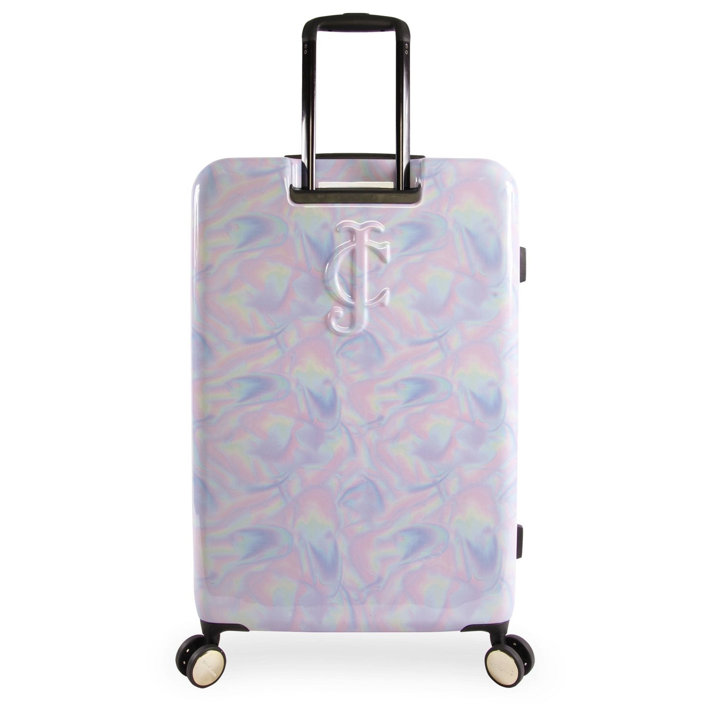 Large Hardside Spinner Luggage - Holographic - Juicy Couture