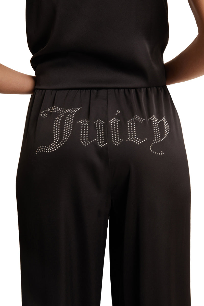Satin Cami PJ Set - Black - Juicy Couture