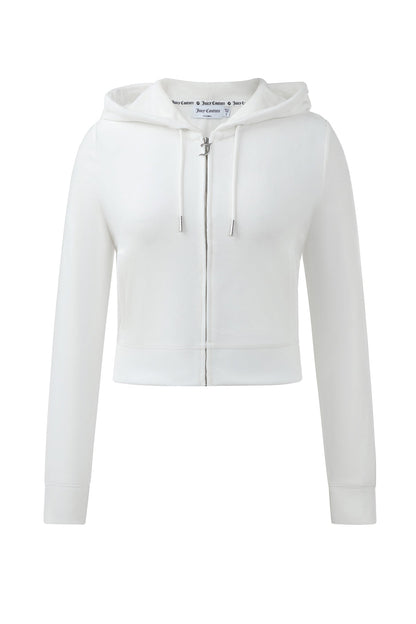 OG Big Bling Velour Hoodie - Angel - Juicy Couture