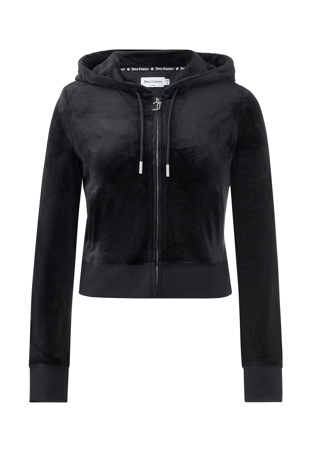 OG Big Bling Velour Hoodie - Liquorice - Juicy Couture