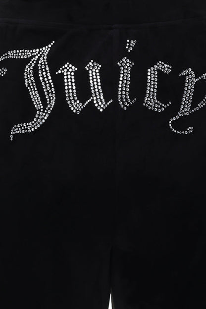 Plus-Size Big Bling Velour Jogger - Liquorice - Juicy Couture