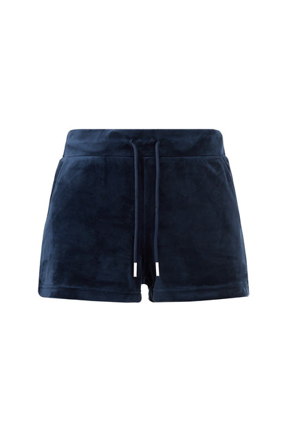 Big Bling Velour Track Shorts - Regal Blue - Juicy Couture