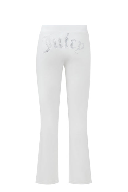 OG Big Bling Velour Track Pants - Angel - Juicy Couture