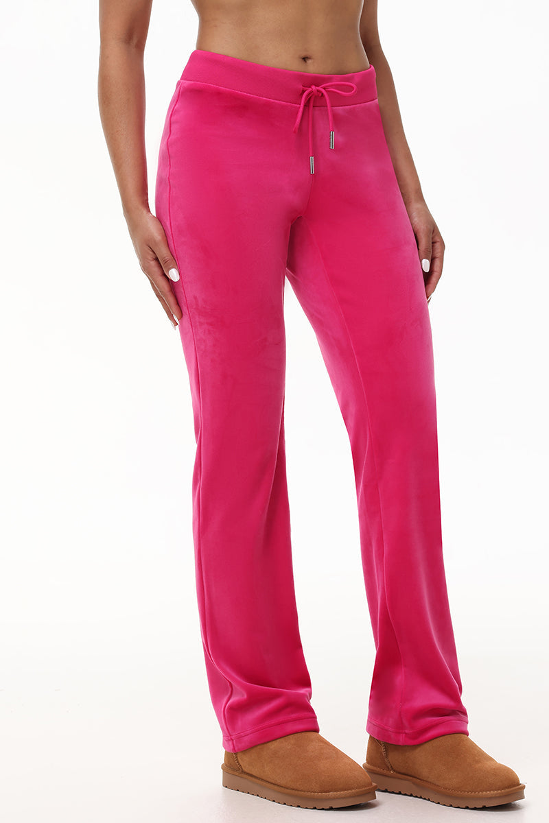 OG Big Bling Velour Track Pants - Free Love - Juicy Couture