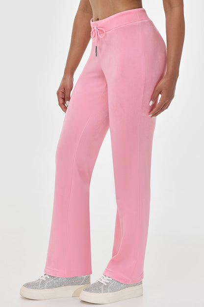 OG Big Bling Velour Track Pants - Heritage Pink - Juicy Couture