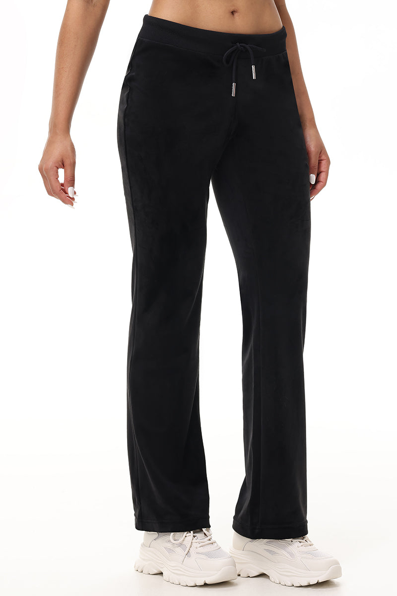OG Big Bling Velour Track Pants - Liquorice - Juicy Couture
