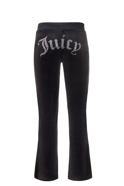 OG Big Bling Velour Track Pants - Liquorice - Juicy Couture