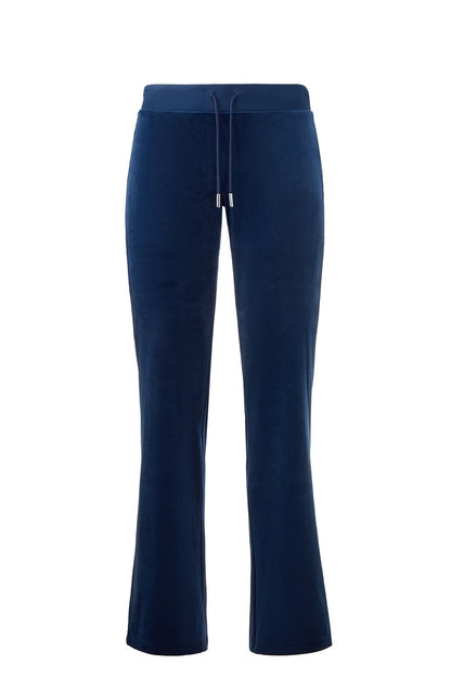 OG Big Bling Velour Track Pants - Regal Blue - Juicy Couture