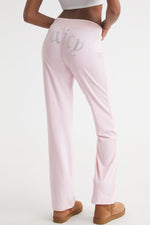OG Big Bling Velour Track Pants - Soft Glow - Juicy Couture
