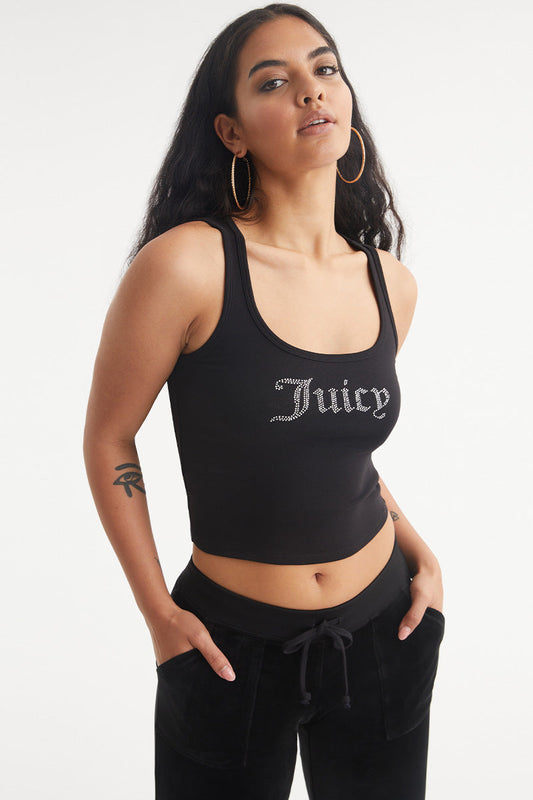 Small Bling Tank Top - Liquorice - Juicy Couture