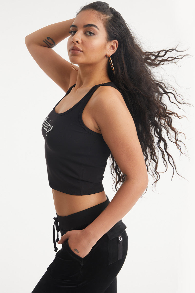 Small Bling Tank Top - Liquorice - Juicy Couture