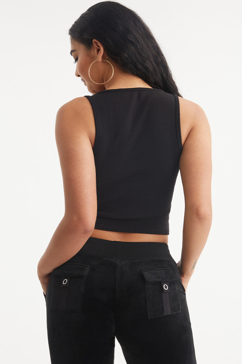 Small Bling Tank Top - Liquorice - Juicy Couture