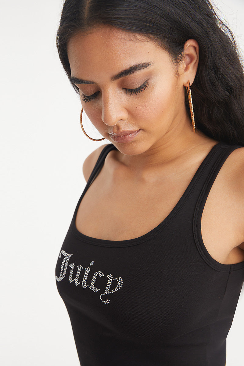 Small Bling Tank Top - Liquorice - Juicy Couture