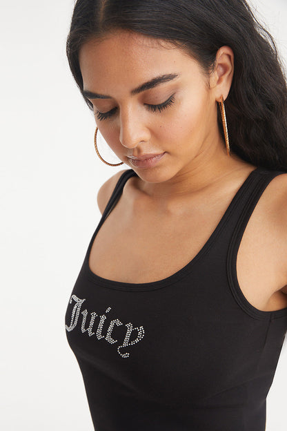 Small Bling Tank Top - Liquorice - Juicy Couture