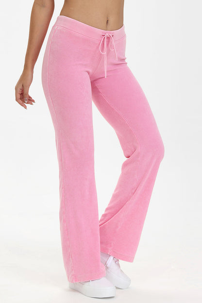 Big Bling Washed Terry Track Pants - Hot Hot - Juicy Couture