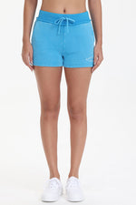 French Terry Embroidered Shorts - Wave - Juicy Couture