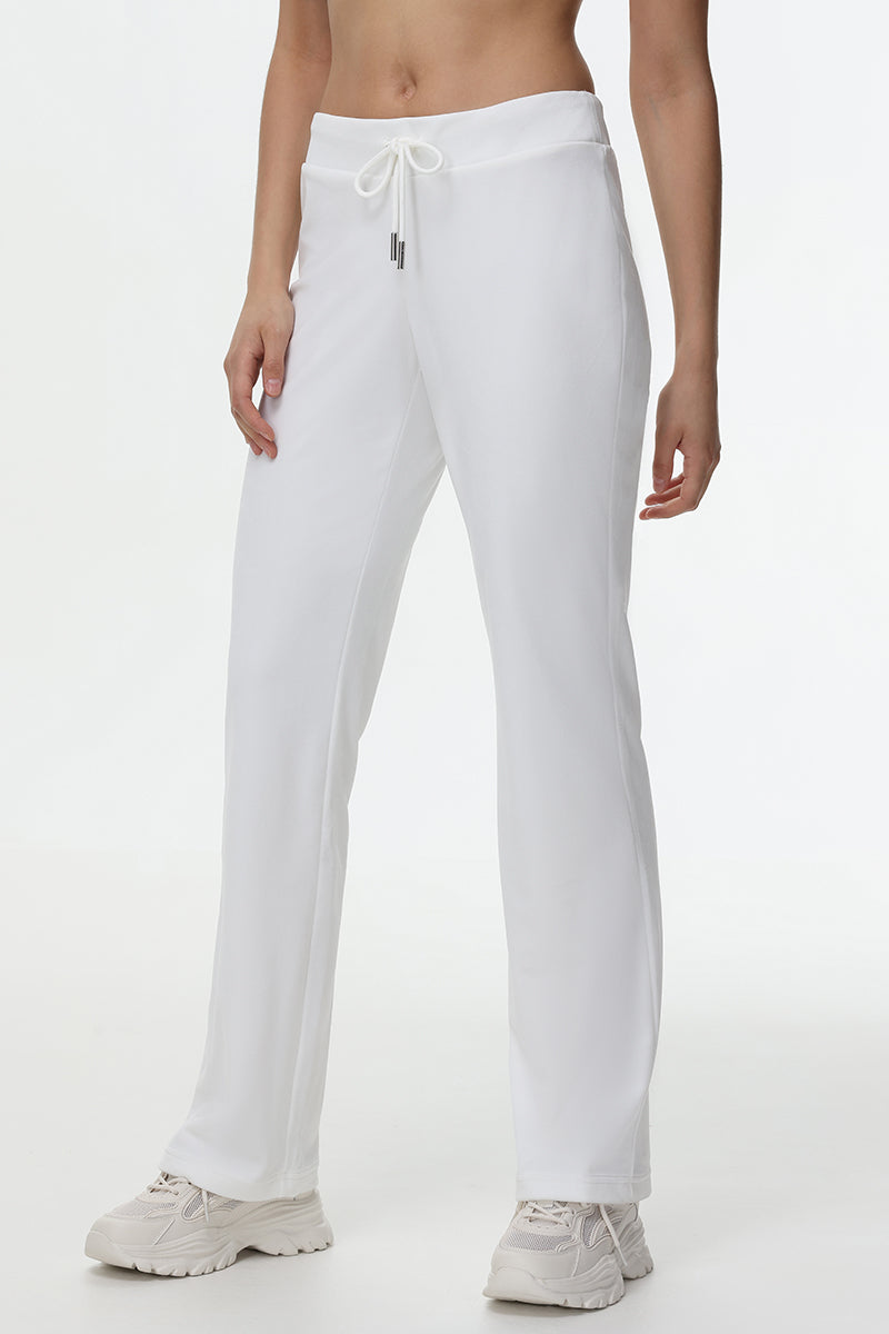 Technicolor Customizable Big Bling Velour Track Pants - Angel - Juicy Couture