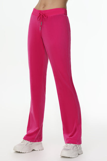 Technicolor Customizable Big Bling Velour Track Pants - Free Love - Juicy Couture