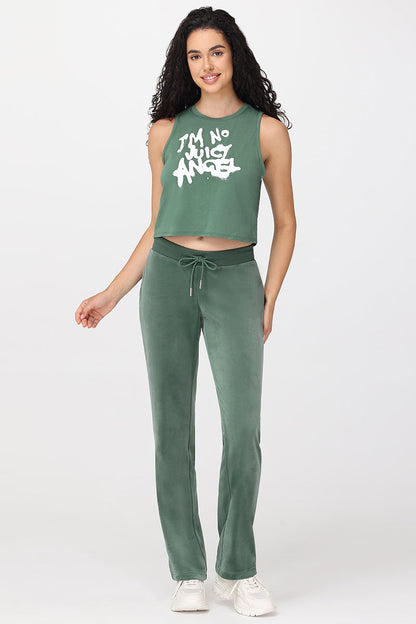 I'm No Juicy Angel Muscle Tank - Dark Forest - Juicy Couture