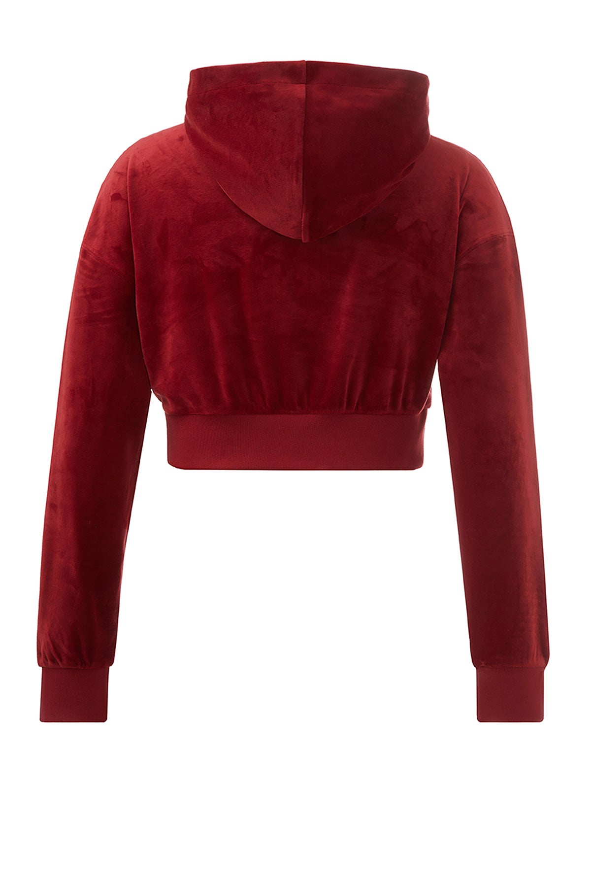 Cropped Scottie Hoodie - Red Dahlia - Juicy Couture