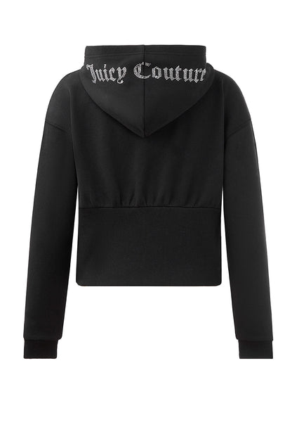 Fleece Corset Hoodie - Liquorice - Juicy Couture