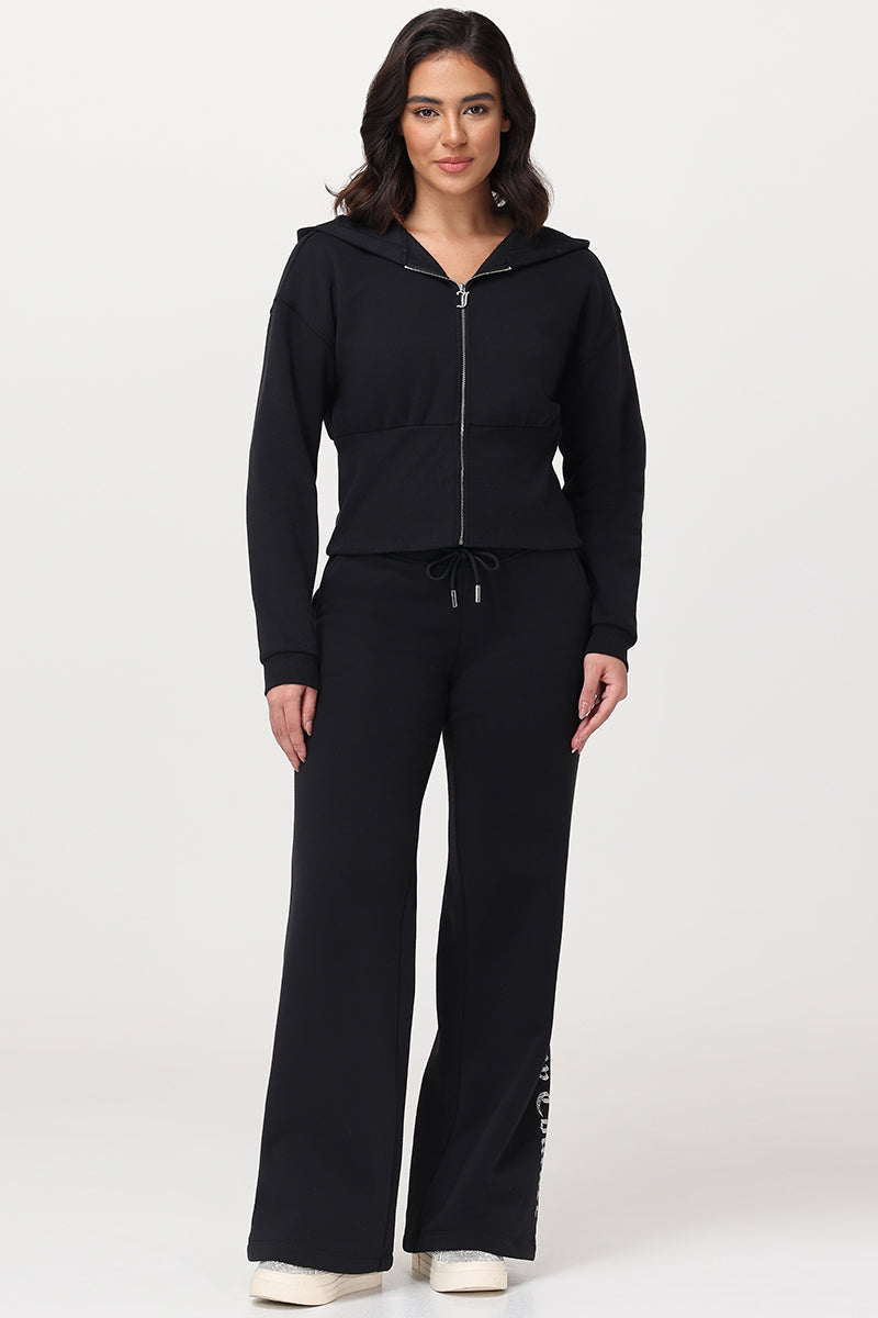 Fleece Corset Hoodie - Liquorice - Juicy Couture