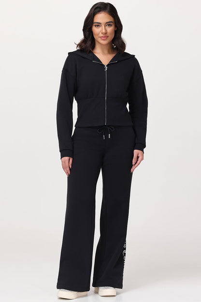 Fleece Corset Hoodie - Liquorice - Juicy Couture
