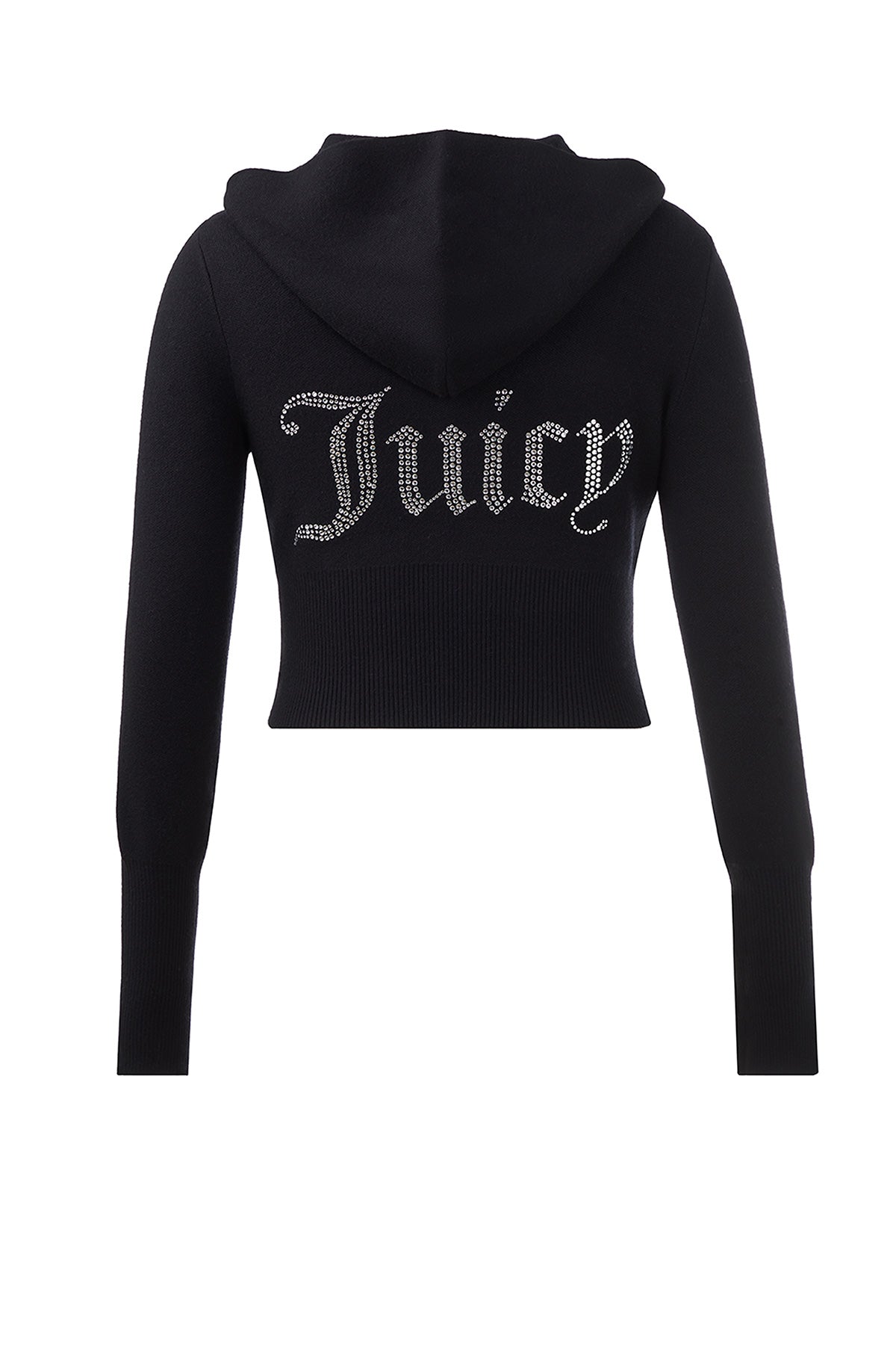Big Bling Knit Hoodie - Liquorice - Juicy Couture