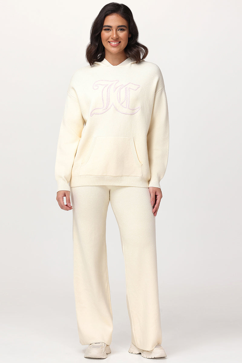Embroidered Oversized Hoodie - Angel - Juicy Couture