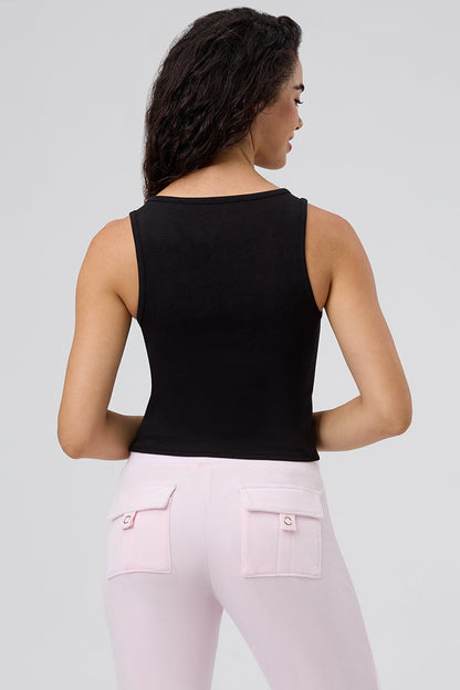 30th Birthday Cake Tank - Liquorice - Juicy Couture