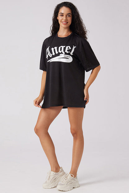 Angel Couture Oversized Tee Dress - Liquorice - Juicy Couture