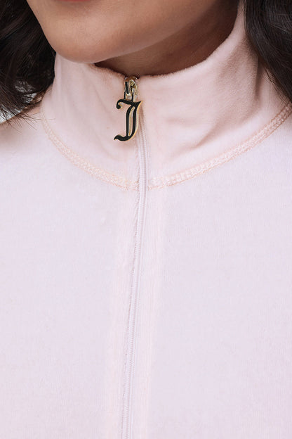 Cherry Heritage Mockneck Jacket - Soft Glow - Juicy Couture