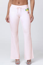 Cherry Heritage Wide Leg Pants - Soft Glow - Juicy Couture