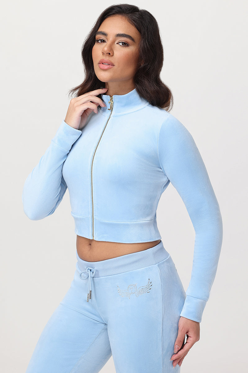 Cropped Mockneck Jacket - Frosted - Juicy Couture