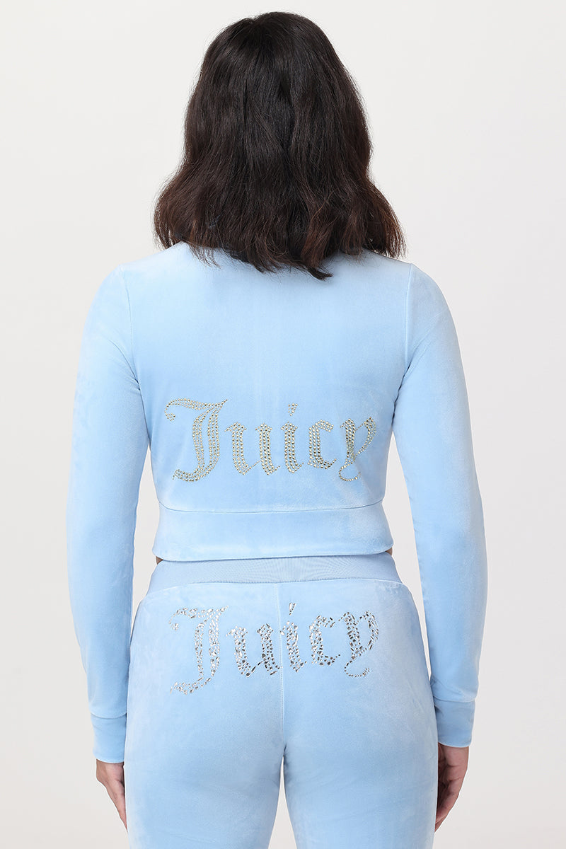Cropped Mockneck Jacket - Frosted - Juicy Couture