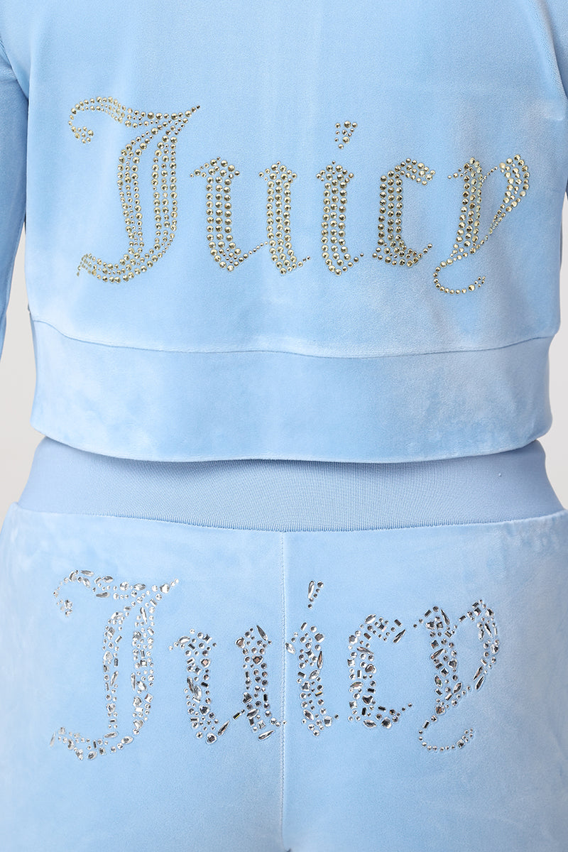 Cropped Mockneck Jacket - Frosted - Juicy Couture
