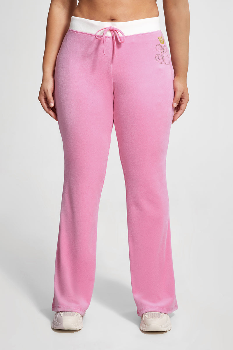 Plus-Size Hollywood Heritage Track Pants - Hot Hot - Juicy Couture