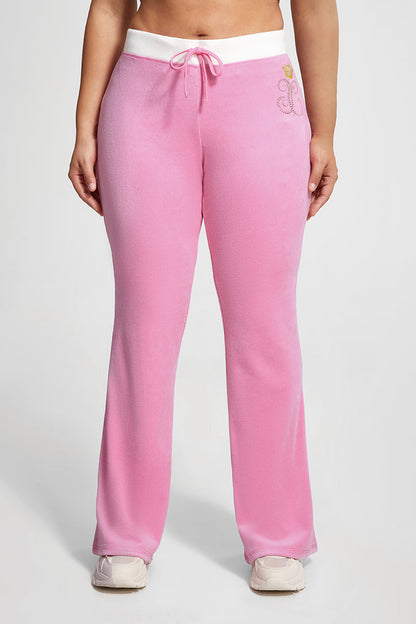 Plus-Size Hollywood Heritage Track Pants - Hot Hot - Juicy Couture