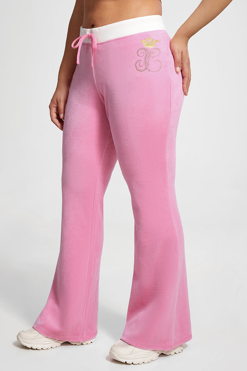 Plus-Size Hollywood Heritage Track Pants - Hot Hot - Juicy Couture